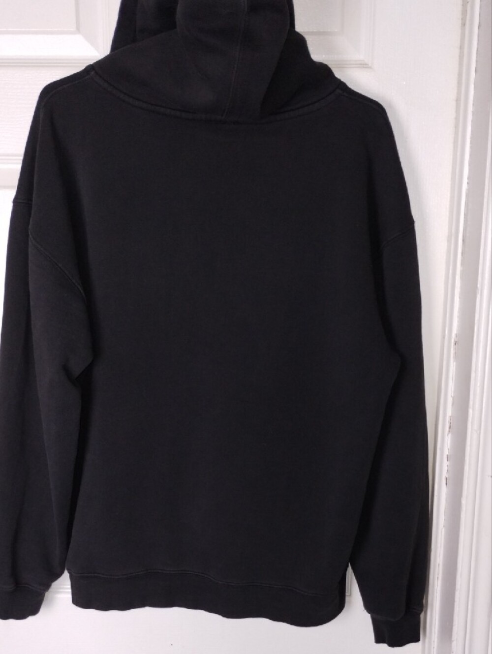 Vintage Billabong Black Zip-Up Hoodie with White Logo and Blue Accent. Size Med - Picture 9 of 12